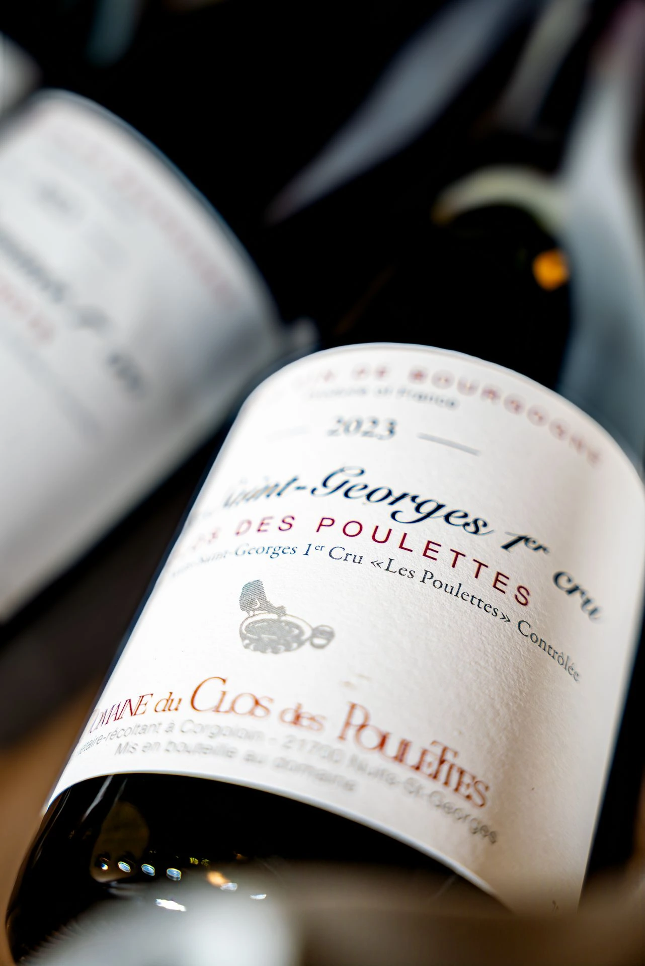 Clos des Poulettes Bourgogne Pinot Noir fles