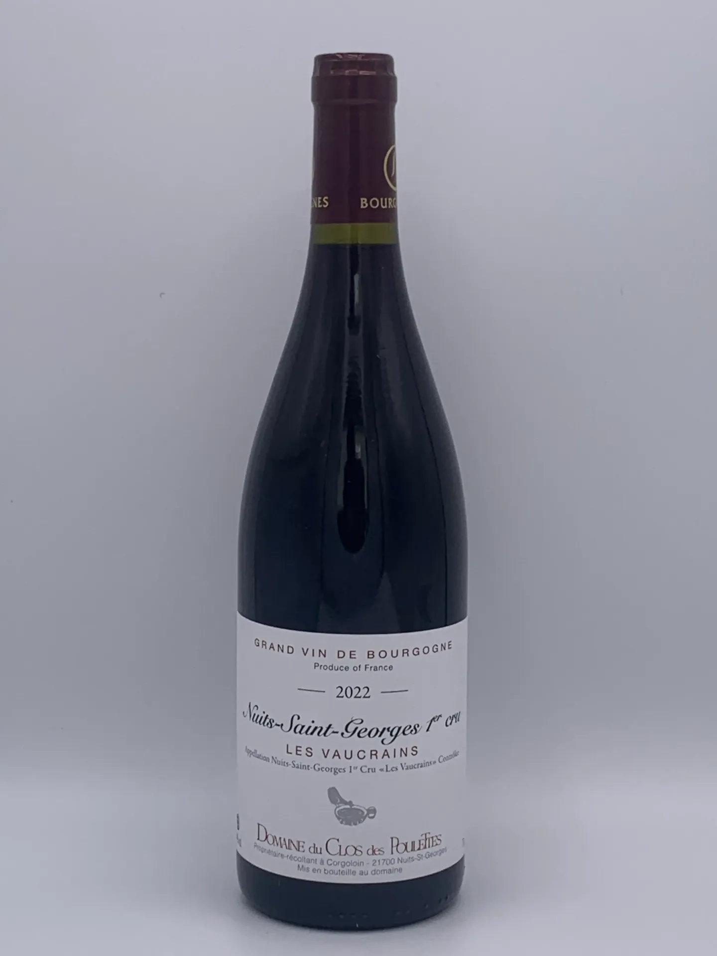 [DdCPLesVaucr22] Nuits-Saint-Georges 1er Cru Les Vaucrains 2022