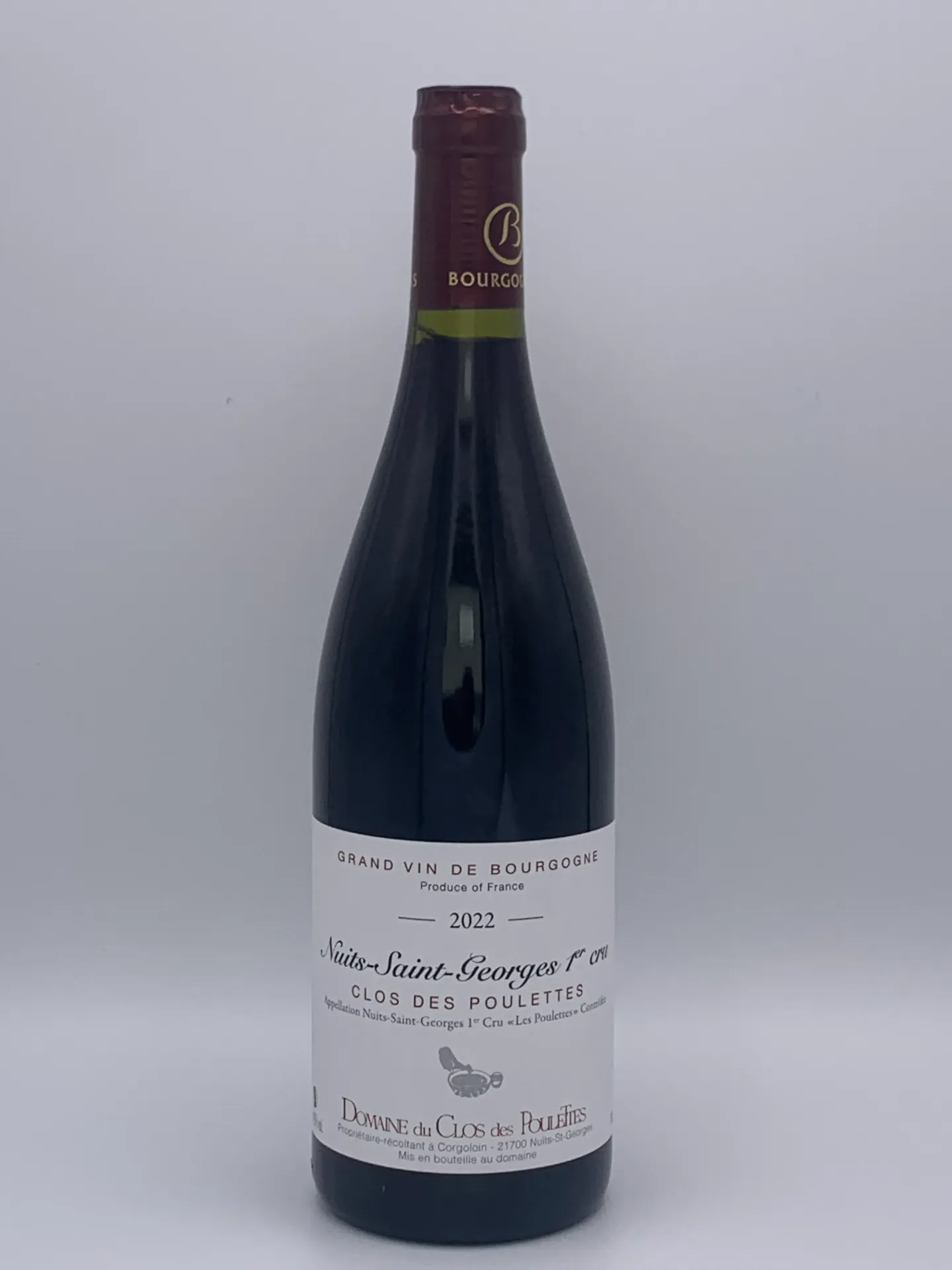 [DdCPNSG1crPoul22] Nuits-Saint-Georges 1er Cru les Poulettes 2022