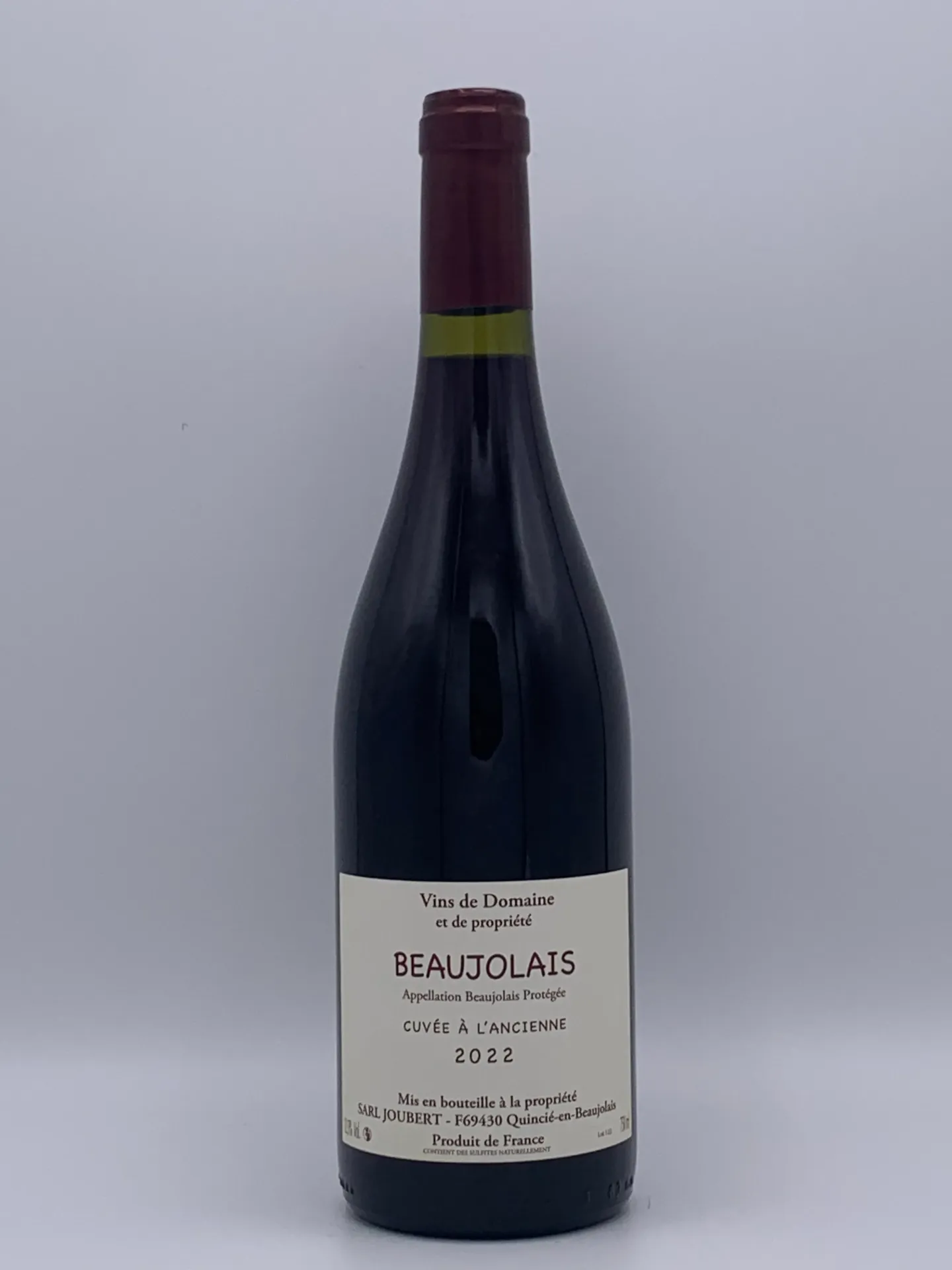 [DomJoubBeauAnc22] AOP Beaujolais "Cuvée à l'ancienne", 2022