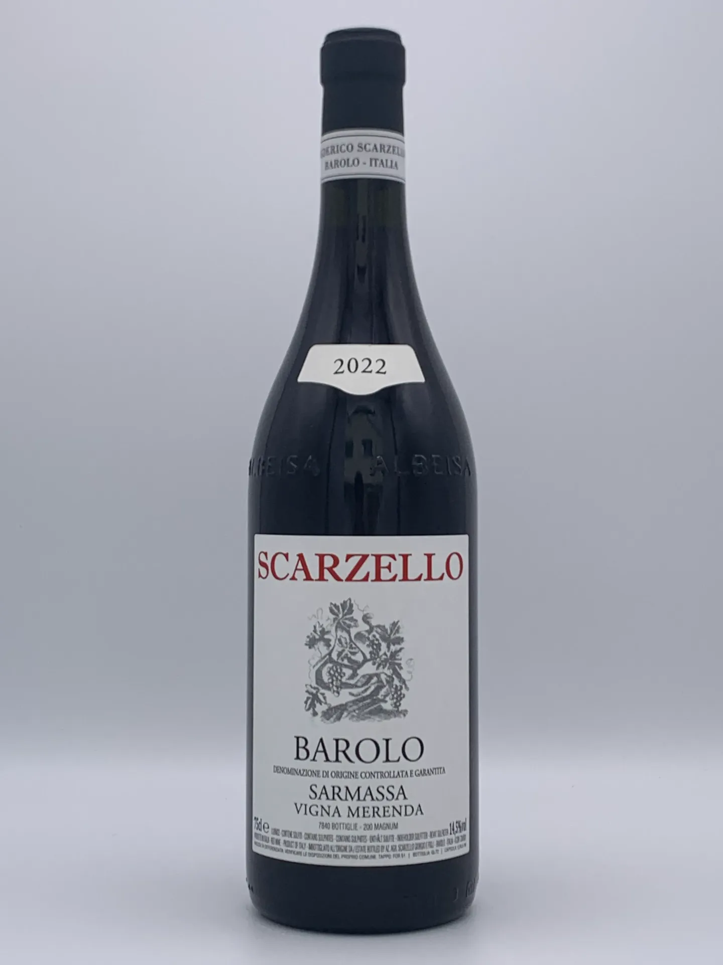 [ScarSarm22] Barolo DOCG Sarmassa Vigna Merenda 2022